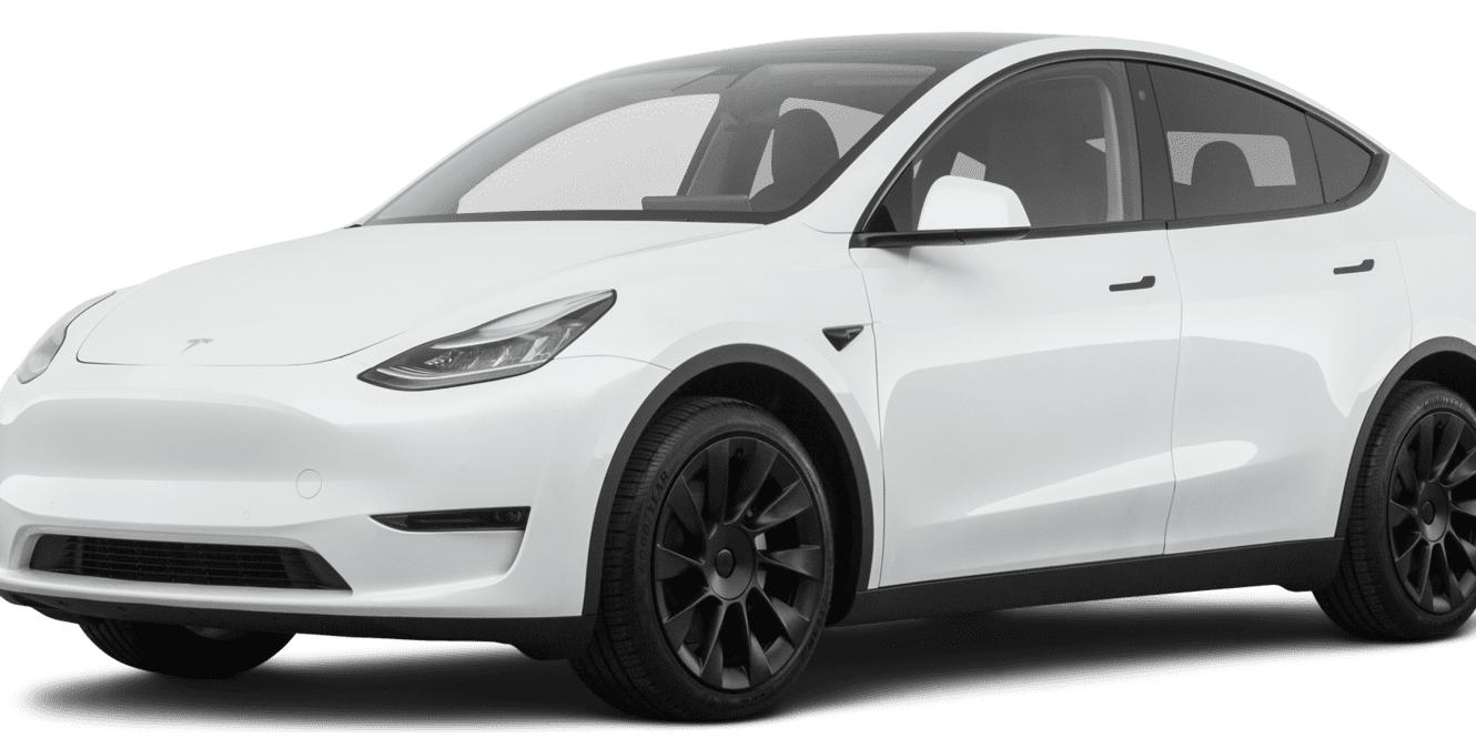 TESLA MODEL Y 2020 5YJYGDEE4LF043580 image